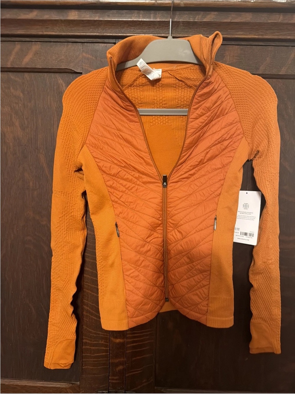Athleta Women's Orange Flurry Force Insulated Primaloft Jacket II XXS New
